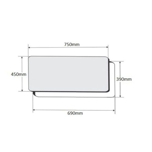 Kích thước bếp từ Canzy CZ 888T