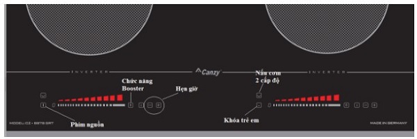 Bếp từ Canzy CZ 9979 GRT 3 Hướng dẫn sử dụng Canzy CZ 9979 GRT