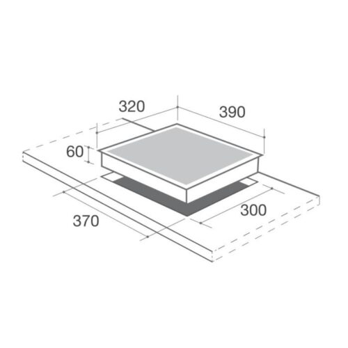 Thiết kế của Bếp từ đơn canzy CZ 1088I