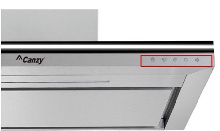 Điều khiển Máy hút mùi Canzy CZ HE70SS