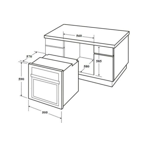 Kích thước Lò nướng Canzy CZ 06DL