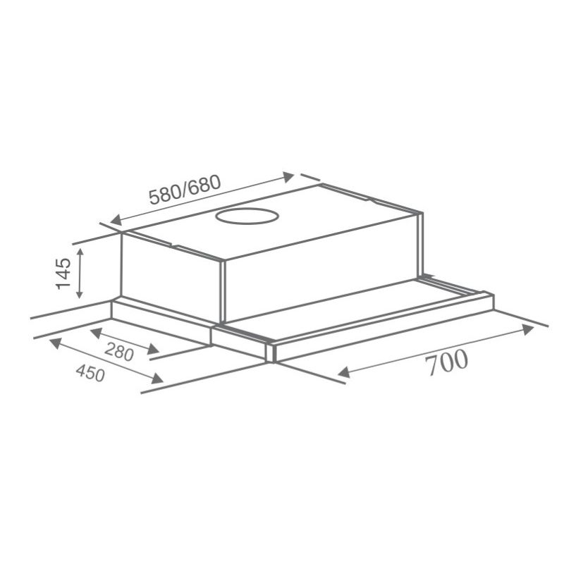 may-hut-mui-canzy-cz-6002g(1) Thiết kế của Máy hút mùi Canzy CZ 6002G