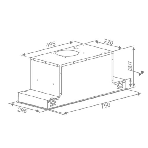 Thiết kế của Máy hút mùi Canzy CZ 68D