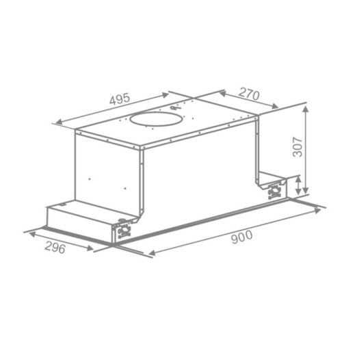 Máy hút mùi Canzy CZ 68DT 3 Thiết kế của Máy hút mùi Canzy CZ 68DT