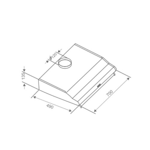 Thiết kế của Máy hút mùi Canzy CZ 70WY