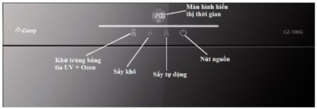 Điều khiển Máy sấy bát Canzy CZ 100G