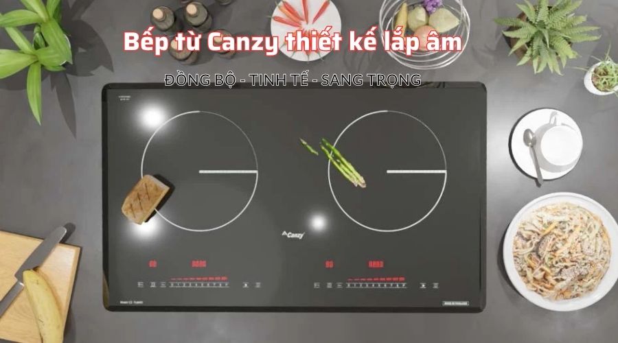Bếp từ Canzy có tốt không ? 1 Bếp từ Canzy thiết kế lắp âm