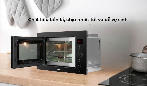 Chất liệu bền bỉ, chịu nhiệt tốt và dễ vệ sinh
