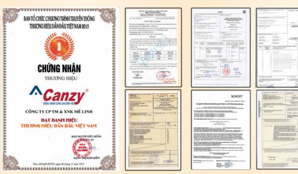 Đánh giá máy rửa bát Canzy có tốt không? 1 Chứng nhận Canzy đạt danh hiệu thương hiệu dẫn đầu việt nam năm 2015