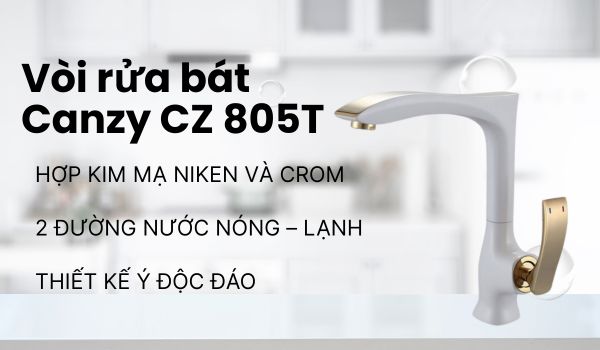 Vòi rửa bát Canzy CZ 805T