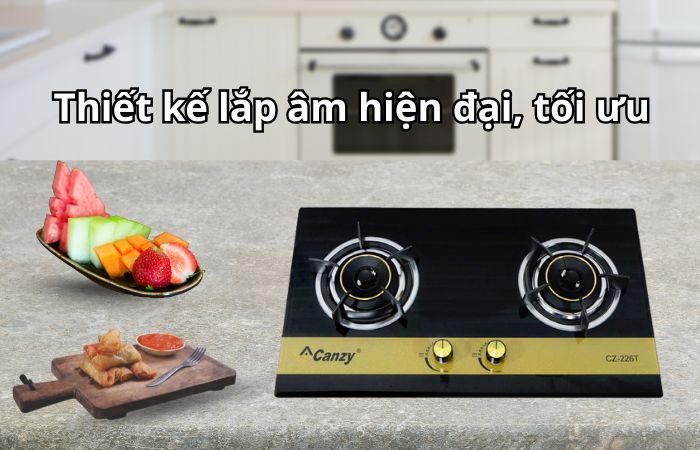 Bếp gas Canzy có tốt không ? 1 Bếp gas Canzy lắp âm tối ưu