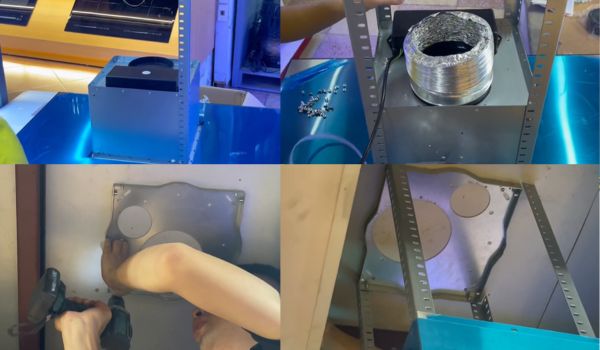 Cách lắp máy hút mùi Canzy 4 Cách lắp máy hút mùi Canzy đúng, chuẩn kỹ thuật - Lắp đặt máy hút mùi đảo