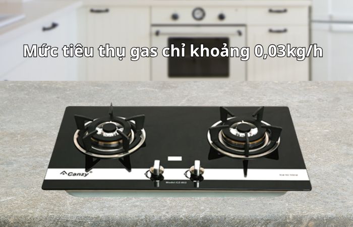 Bếp gas Canzy có tốt không ? 3 bếp gas canzy tiêu thụ nhiên liệu thấp