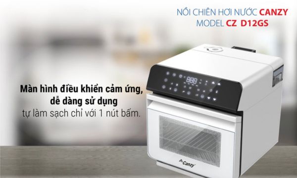 Bảng điều khiển cảm ứng với 12 chế độ nấu linh hoạt, giải nhiệt độ rộng