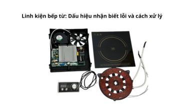 Linh kiện bếp từ_ Dấu hiệu nhận biết lỗi và cách xử lý